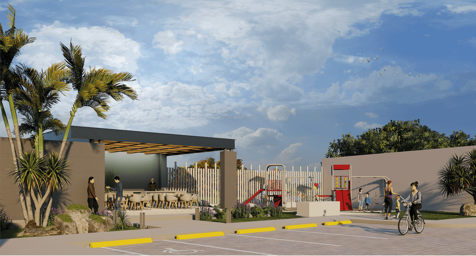 Estacionamiento y Accesos